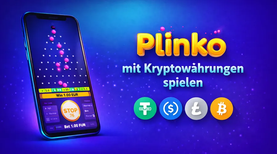 Plinko mit Kryptowährungen spielen
