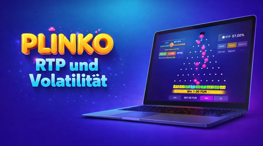 Plinko RTP und Volatilität