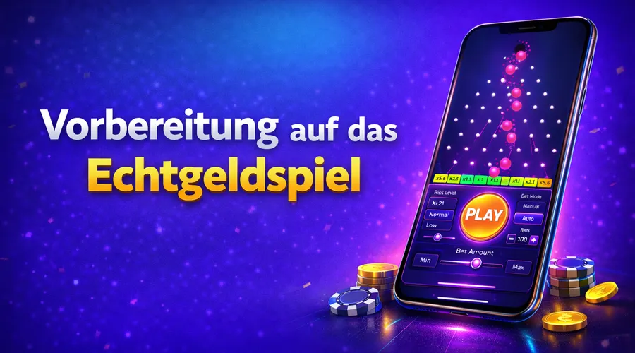 Vorbereitung auf das Echtgeldspiel